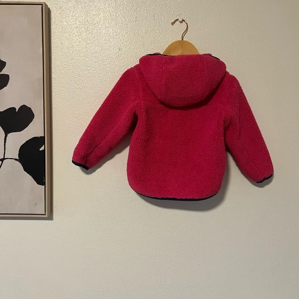 The North Face Vibrant Pink Fleece Hoodie 2T